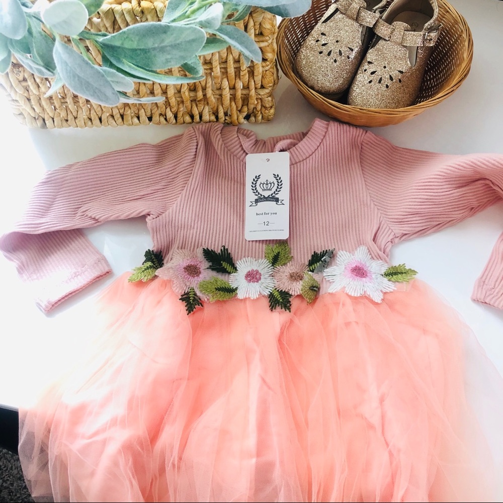 2 for $10. Toddler girl’s pink tulle dress